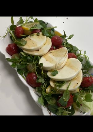 A picture of Green Grapes Caprese.