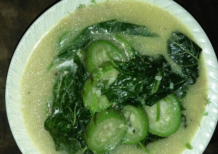 Bobor Bayam Sayur Oyong