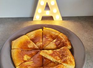 Une photo de Tahboult (omelette kabyle)