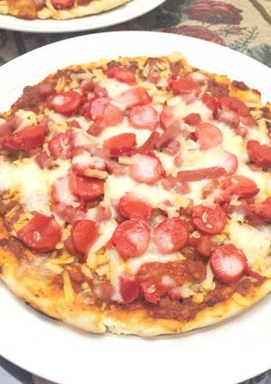 Foto resep Pizza (meat lovers)