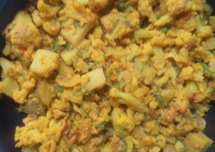 Recipe of Quick Aloo gobi ki sabji