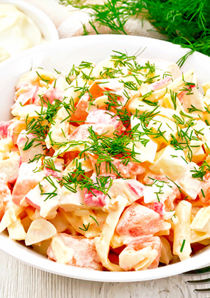 Una foto de Ensalada de verano con Allioli