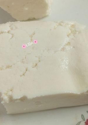 عکسی از دستور پنیر خانگی