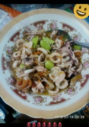 Foto resep Oseng cumi pete