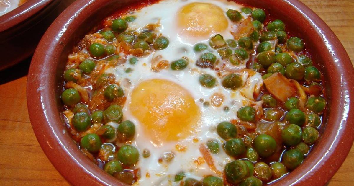 Huevos al plato Receta de Esteban Perez- Cookpad