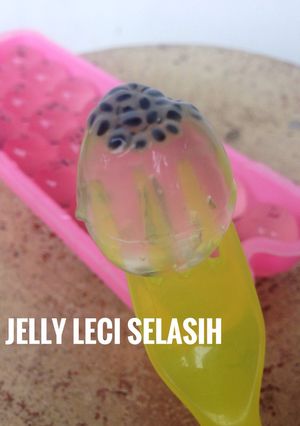 Foto resep Jelly Leci Selasih
