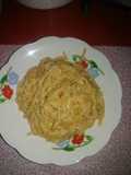 Espaguetis con leche