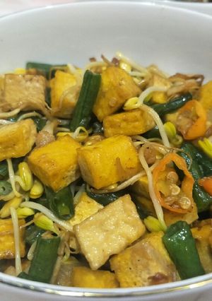 Foto resep Tumis Tahu Cambah Kacang