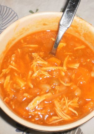Una foto de Sopa de pollo