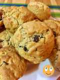 Scones con pepitas de chocolate