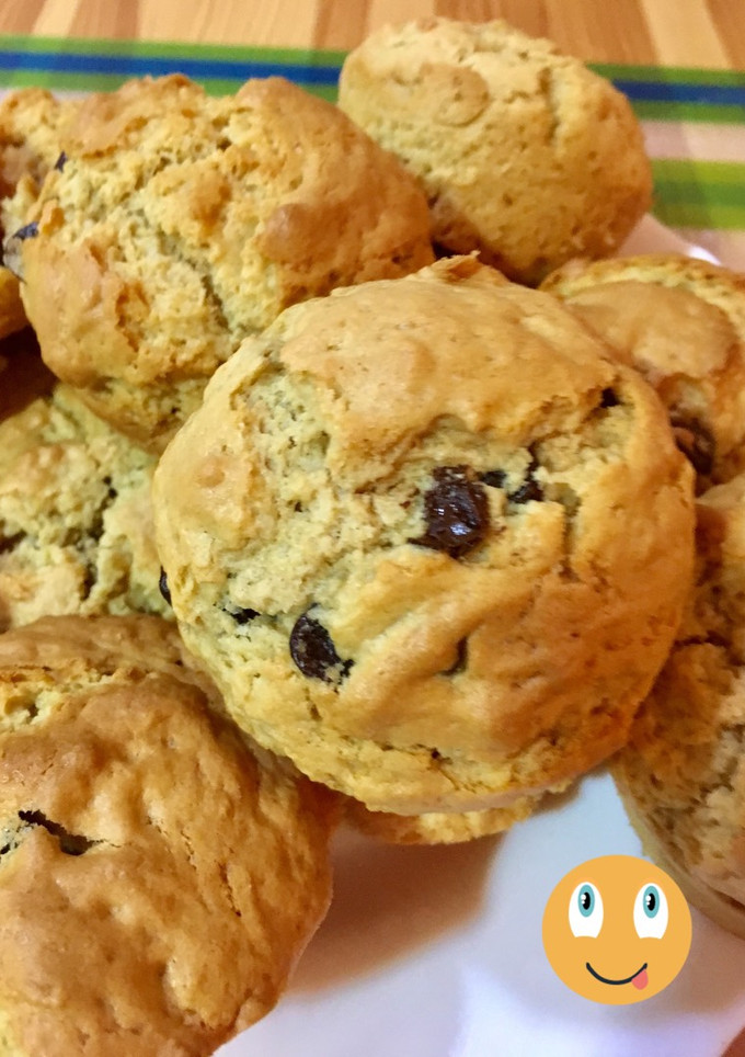 Una foto de Scones con pepitas de chocolate