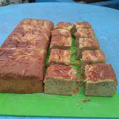 A picture of Banana cake super lembut.