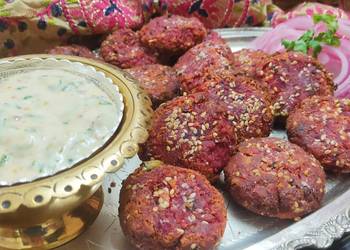 Easy Prepare Recipe Beetroot rajma tikki Most Delicious