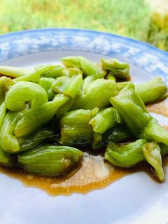 Hình của món Vào bếp cùng con: dọc mùng xì dầu.