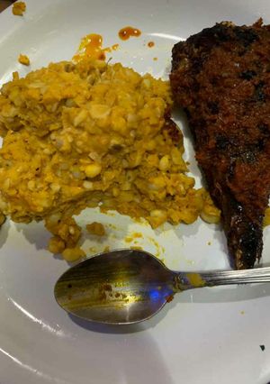 A picture of Ukwa with peppered fish.