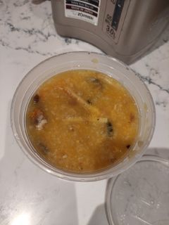 A picture of Hearty Pumpkin Congee.
