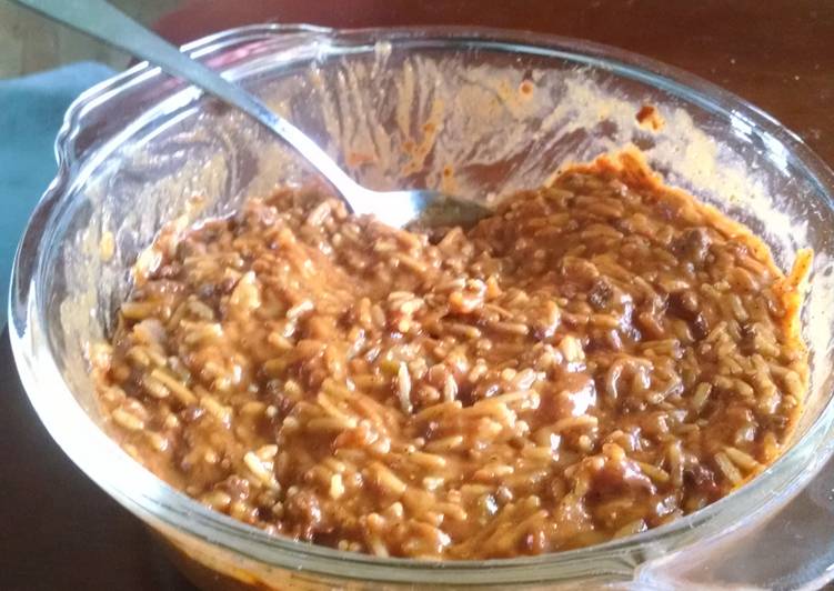 Simple Way to Prepare Quick Redneck nacho chili rice