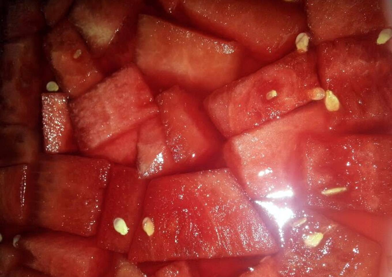 Sonia's Strawberry Gelatin with bananas