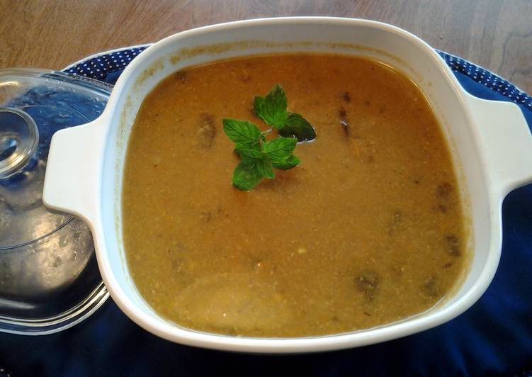 Sweet Potato and Spinach soup