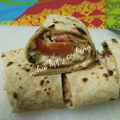 Chapati pinwheel A picture of Chapati pinwheel.
