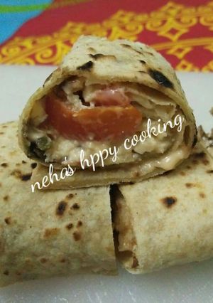 A picture of Chapati pinwheel.