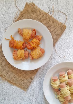 Foto resep Sosis Gulung Mie