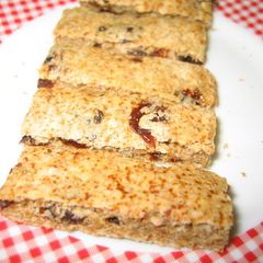 A picture of No Eggs, Oil, Dairy, Sugar: Raisin Bars.
