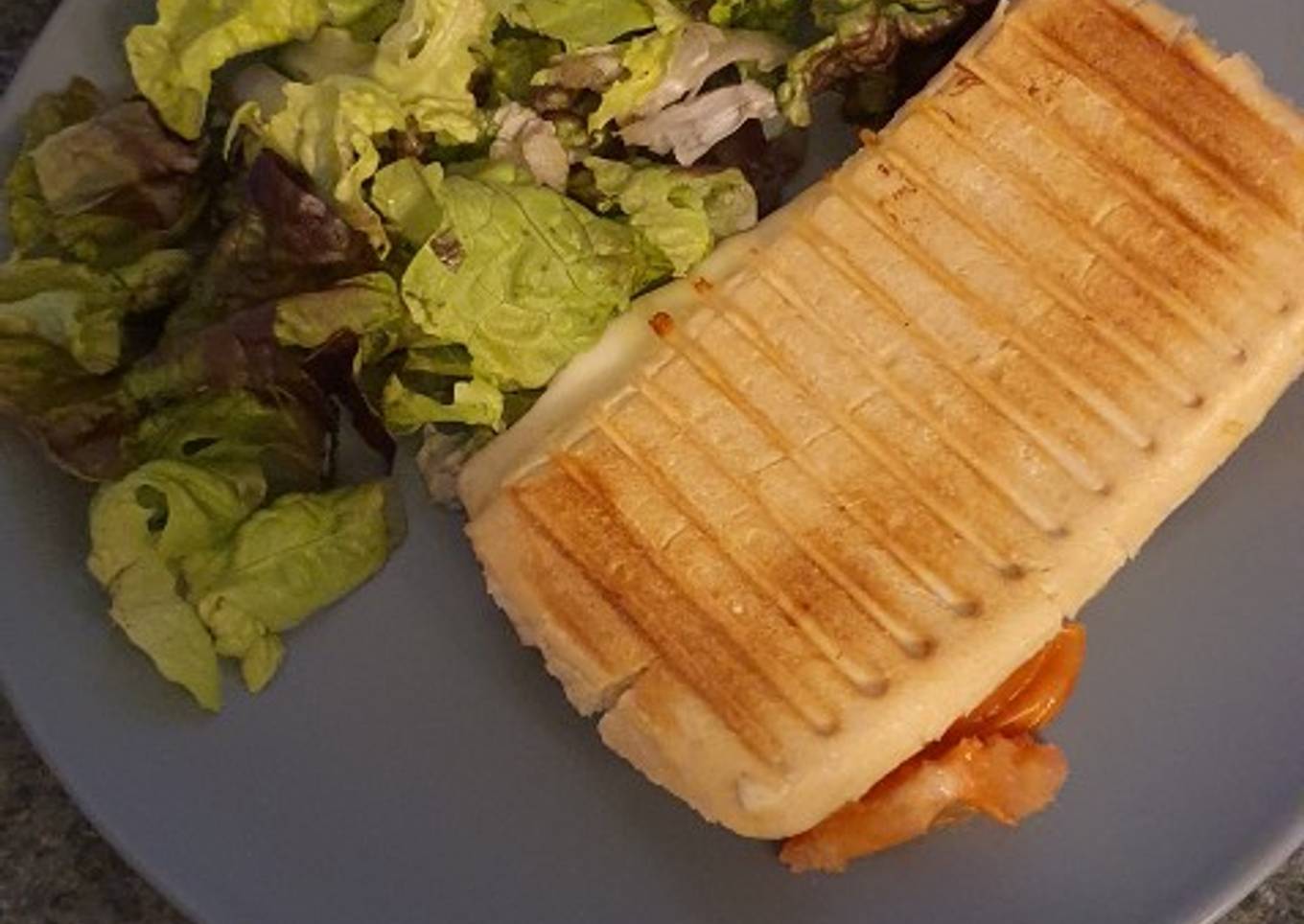 Panini au saumon fumé