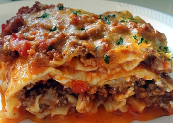 Ray's' Three Meat Lasagna Recipe by summerplace - Cookpad