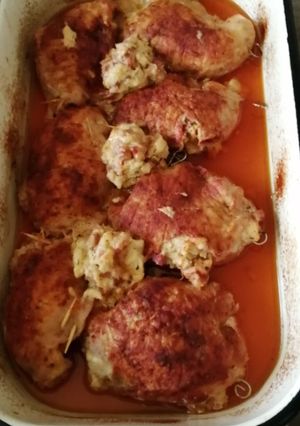 Pikáns töltött karaj recept fotója