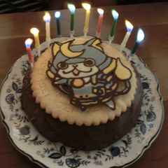 A picture of Cookie Ice Cream Cake Decorated For a Birthday.