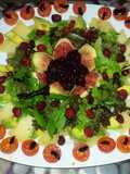 Cheese marmelade salad
