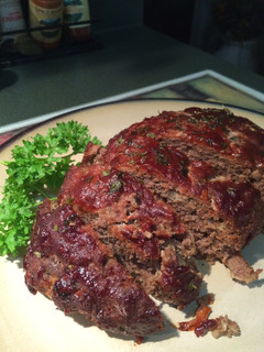 A picture of Barbecue Bison Meatloaf.