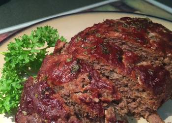 Easiest Way to Prepare Yummy Barbecue Bison Meatloaf