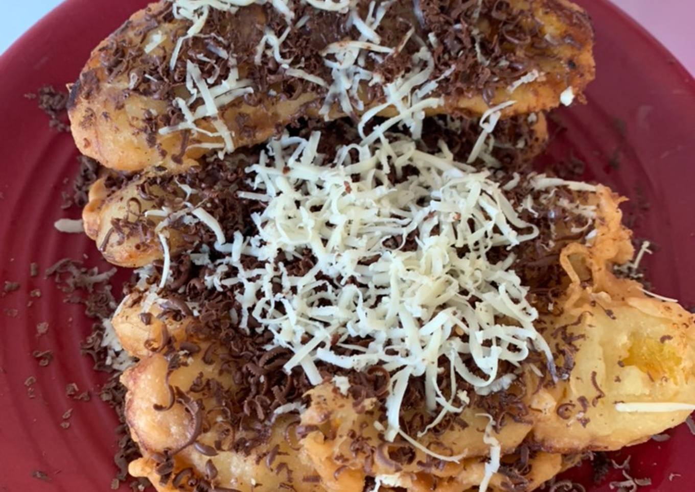 Pisang coklat keju