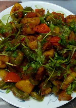 A picture of Potato capsicum.