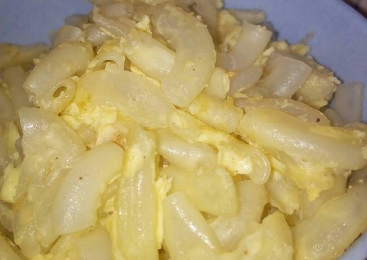 Cara Gampang Menyiapkan Makaroni telor, Lezat