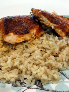 A picture of Salmon with a Crunch.