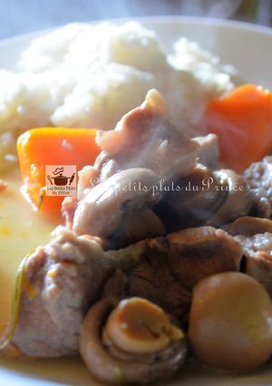 Une photo de Blanquette de veau à l'ancienne