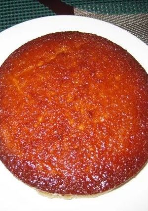 A picture of Cassava pudding.