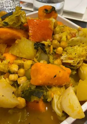 Una foto de Couscous de verduras