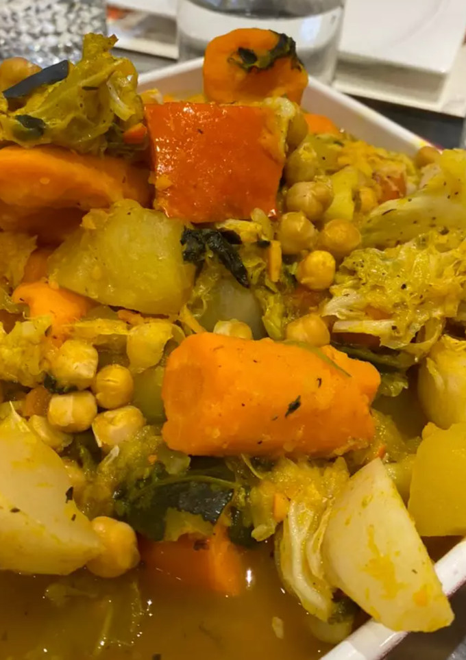 Una foto de Couscous de verduras