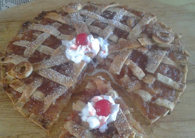 Apple pumpkin pizza pie