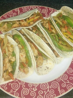Una foto de Tacos de soja