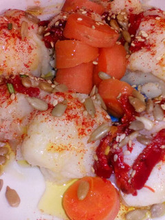 Una foto de Ensalada de coliflor light