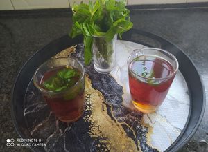 صورة لوصفة شاي بنعناع الأخضر