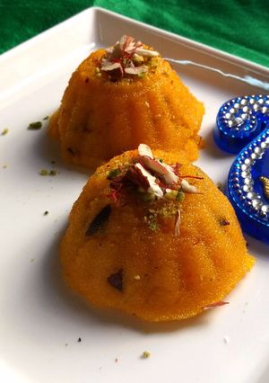 A picture of Rava kesari.