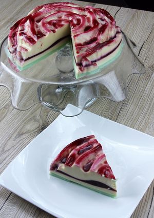 Foto principal de Gelatina de tres leches con sabor fresas y menta