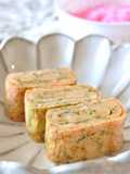 Spring Colored Tamagoyaki with Sakura Denbu