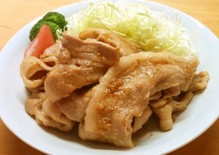 Recipe of Perfect Ginger Pork Stir-fry